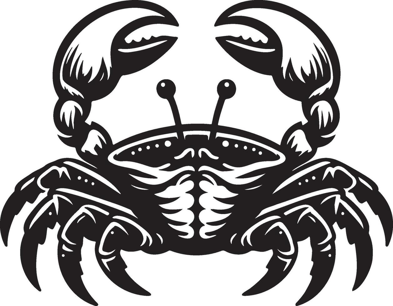 A Crab Sketch Drawing. vector