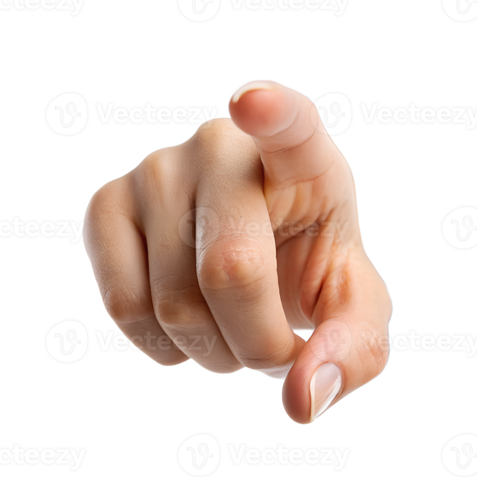 Closeup of a hand pointing directly at the viewer, asking gesture, pointing directly at the camera png
