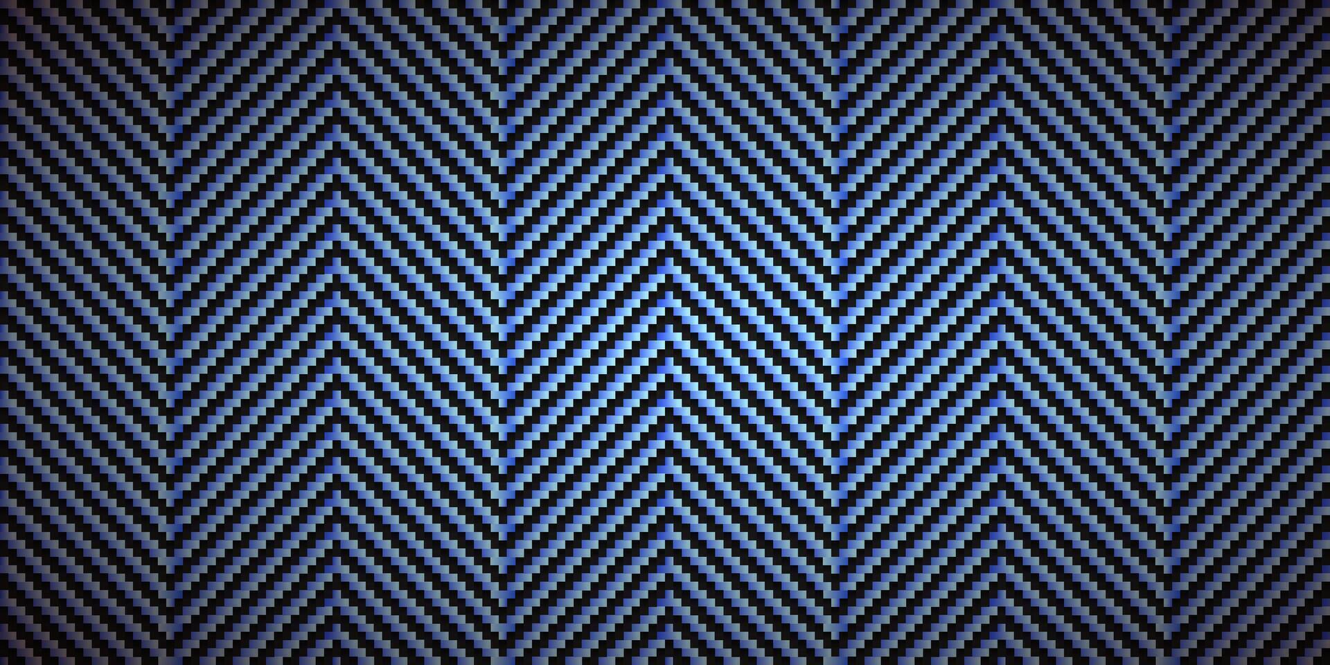 Black and blue diagonal carbon fiber seamless line texture pattern illustration. vector