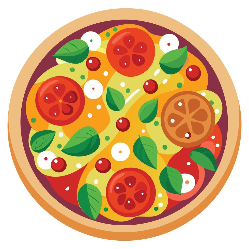 Fresh Pizza Slice Artwork vector