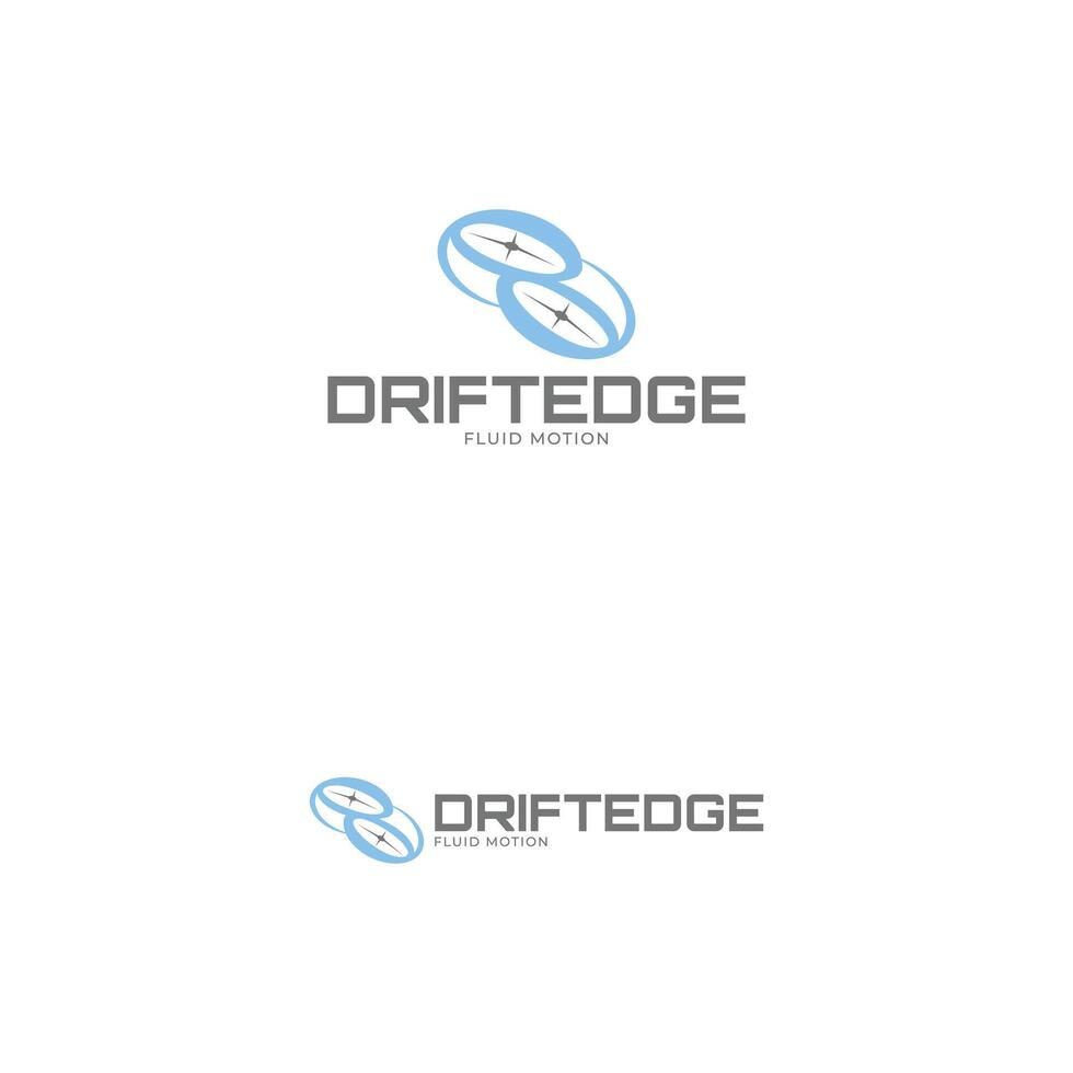 Unique Drone Logo Template for Business Branding vector