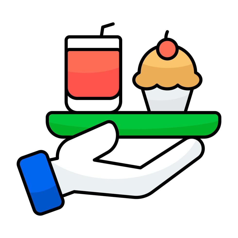 Perfect design icon of waiter vector