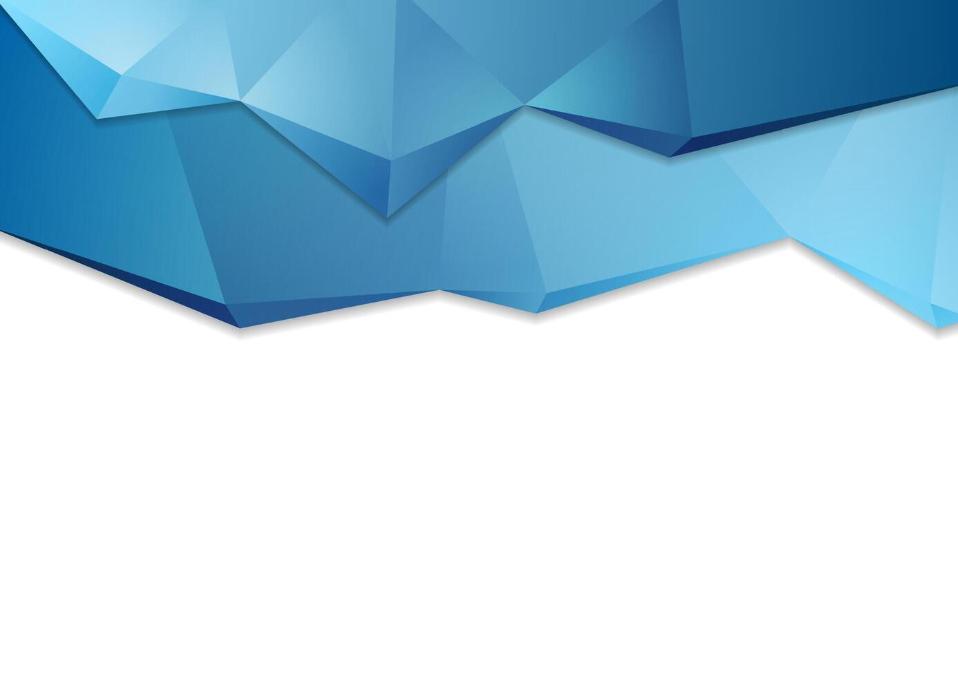 Abstract tech corporate polygonal design vector