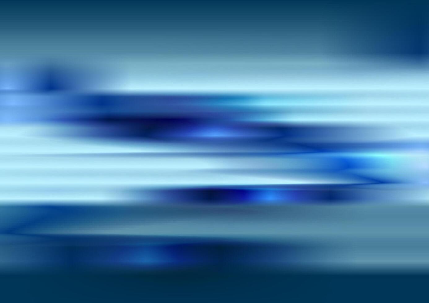 Tech blue blurred stripes abstract background vector