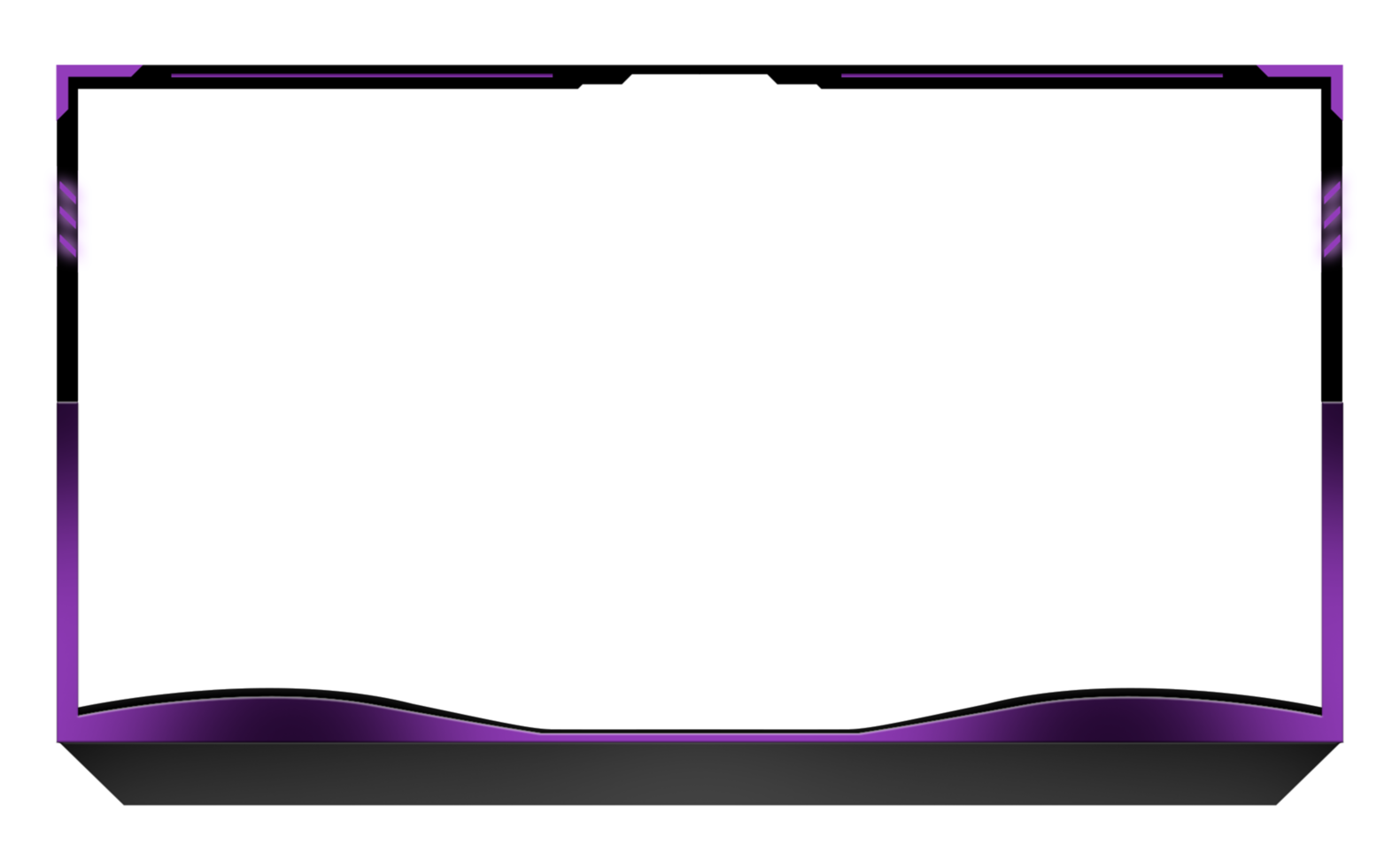 Facecam template for streamer png
