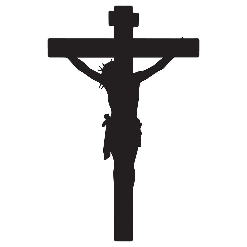 The Cross of Redemption Jesus on the Cross vector