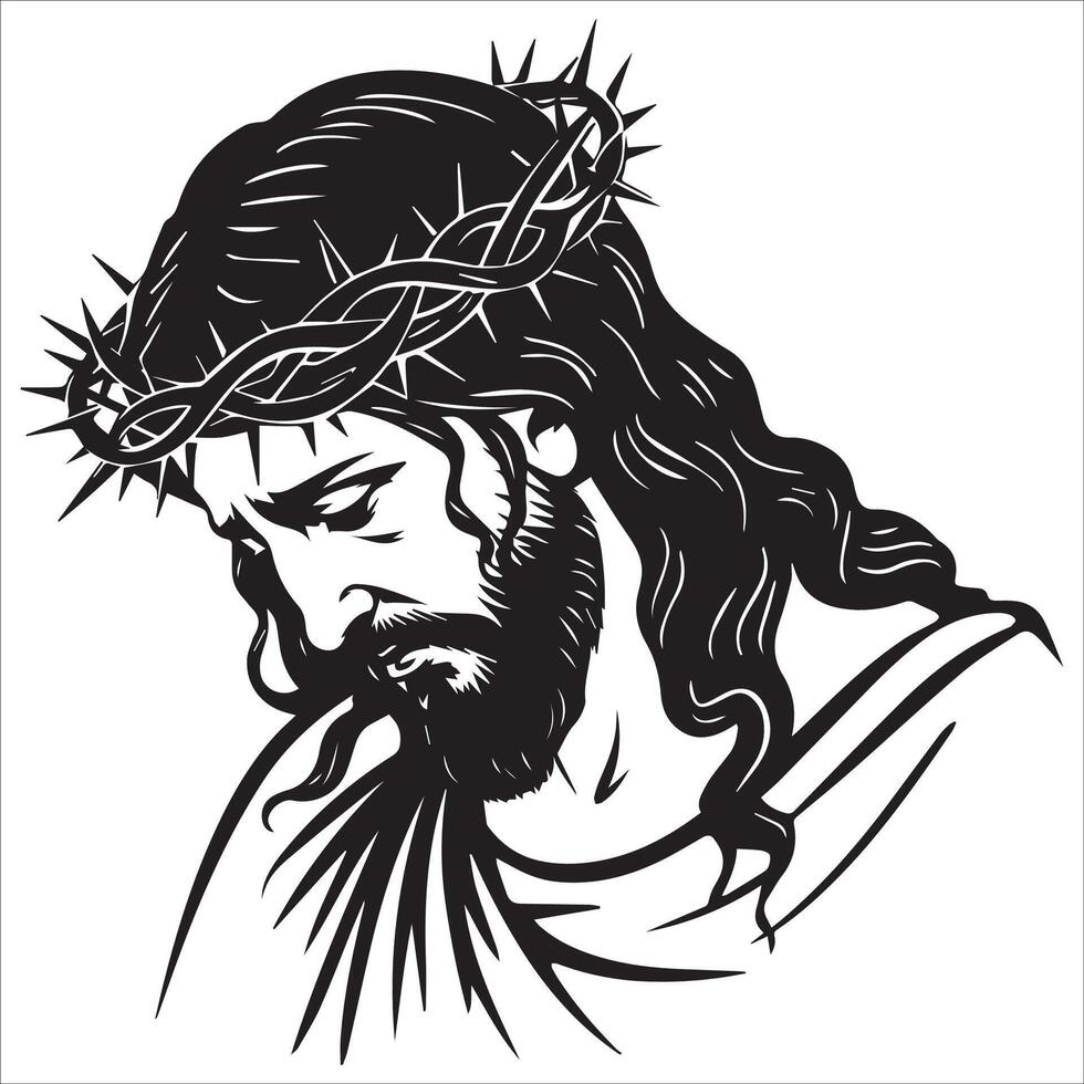 The Humiliation of Christ with the Crown of Thorns vector