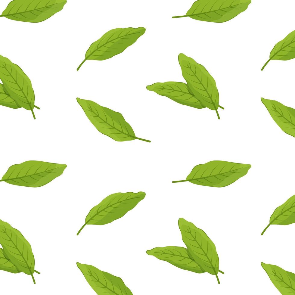 Ginger leaf set seamless pattern on white background for fabrics, textile, background, wallpaper, cover, paper for wrapping vector