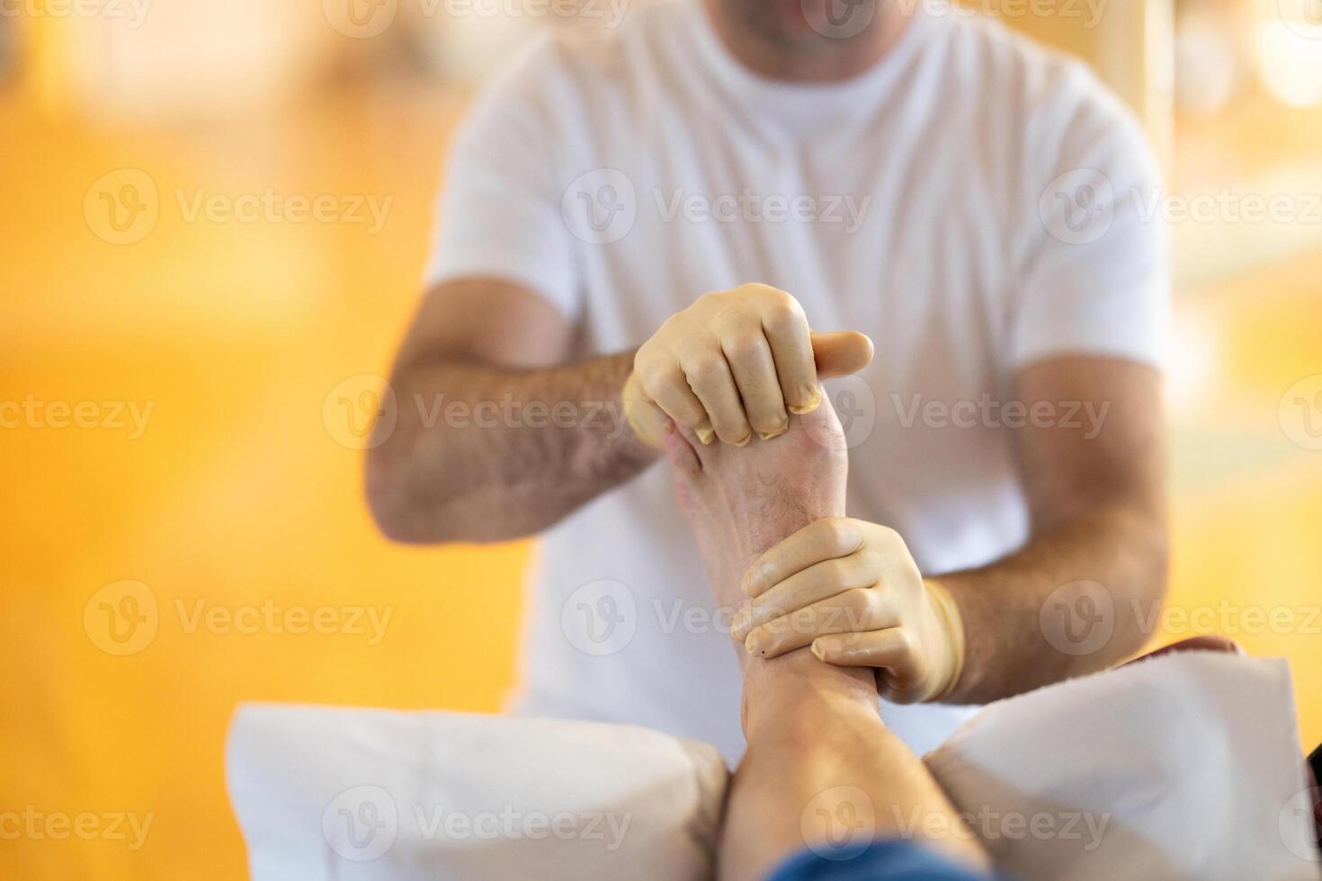 Physiotherapy Treatment in a Rehabilitation Center photo