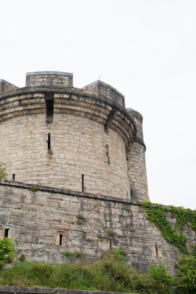 Stone tower at Saint Jean de Luz, France photo