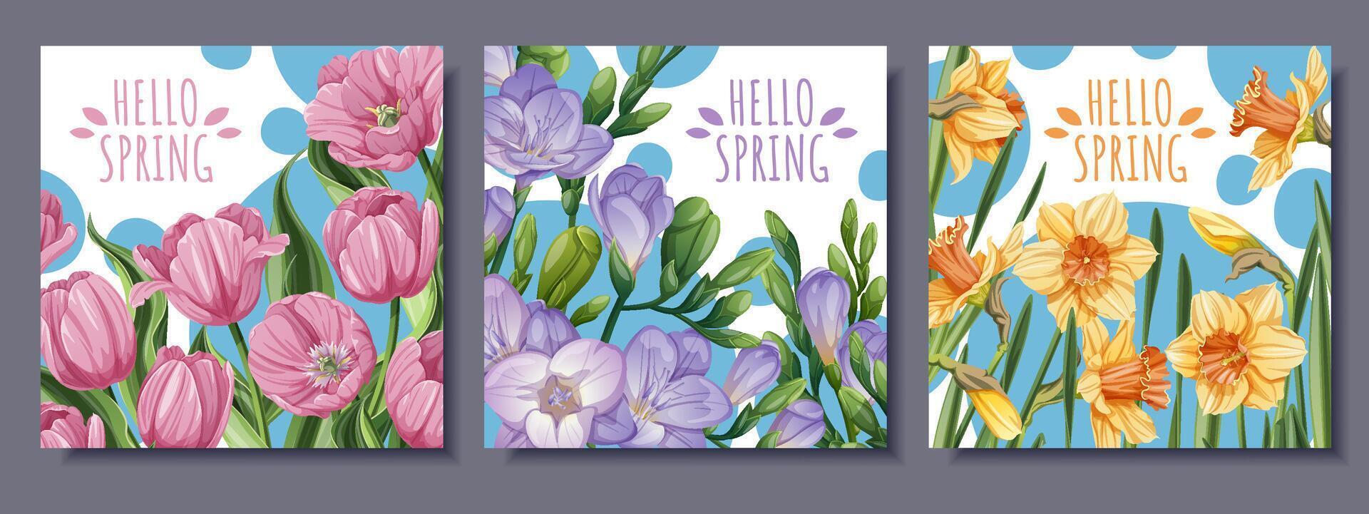 Freesia Floral | Greeting Card Freesia Floral | Greeting Card
