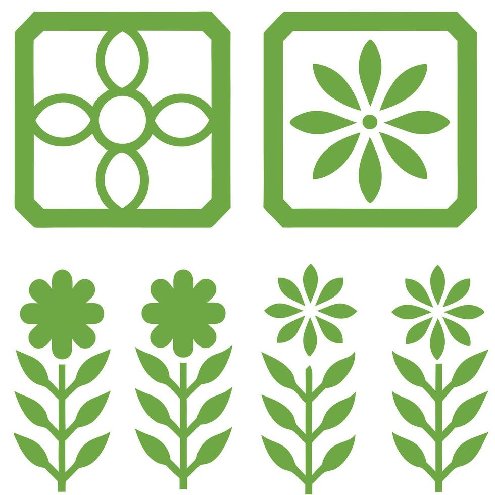 Elegant Nature inspired Graphics design. vector