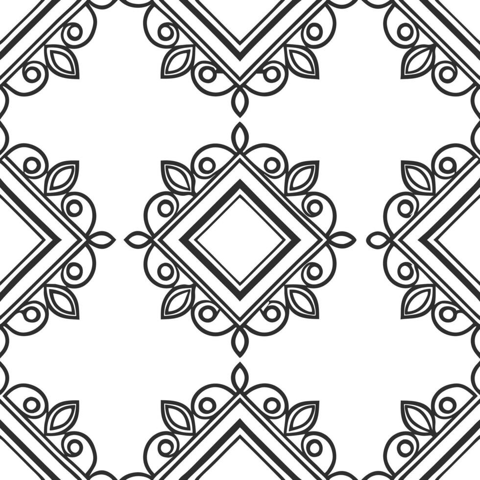 Flat Design a seamless pattern featuring retro geometric shapes in bold contrasting colors for a vibrant 1980s aesthetic concept as Create a repeating pattern with dynamic geometr Clean Pro 6 vector