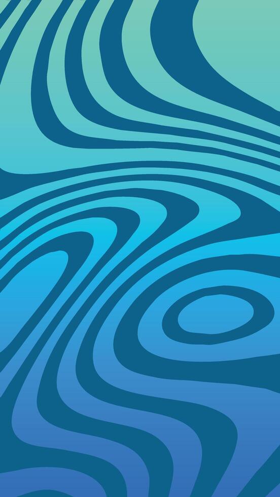 Wavy Abstract Blue and Green Pattern Design. An abstract wavy pattern in blue and green hues, creating a fluid and modern aesthetic. vector