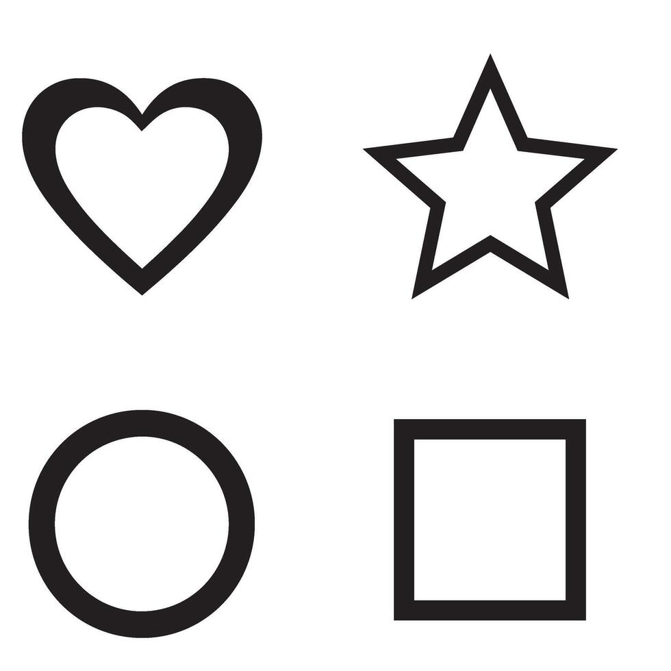 Hanging ornament flower shape star leaf swirl calligraphic ornament heart shaped bell silhouette icon set for unique decorations vector
