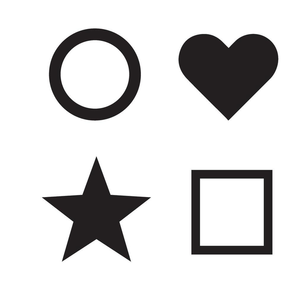 Vintage inspired flower shape star leaf swirl calligraphic ornament heart shaped bell silhouette icon set for timeless designs vector