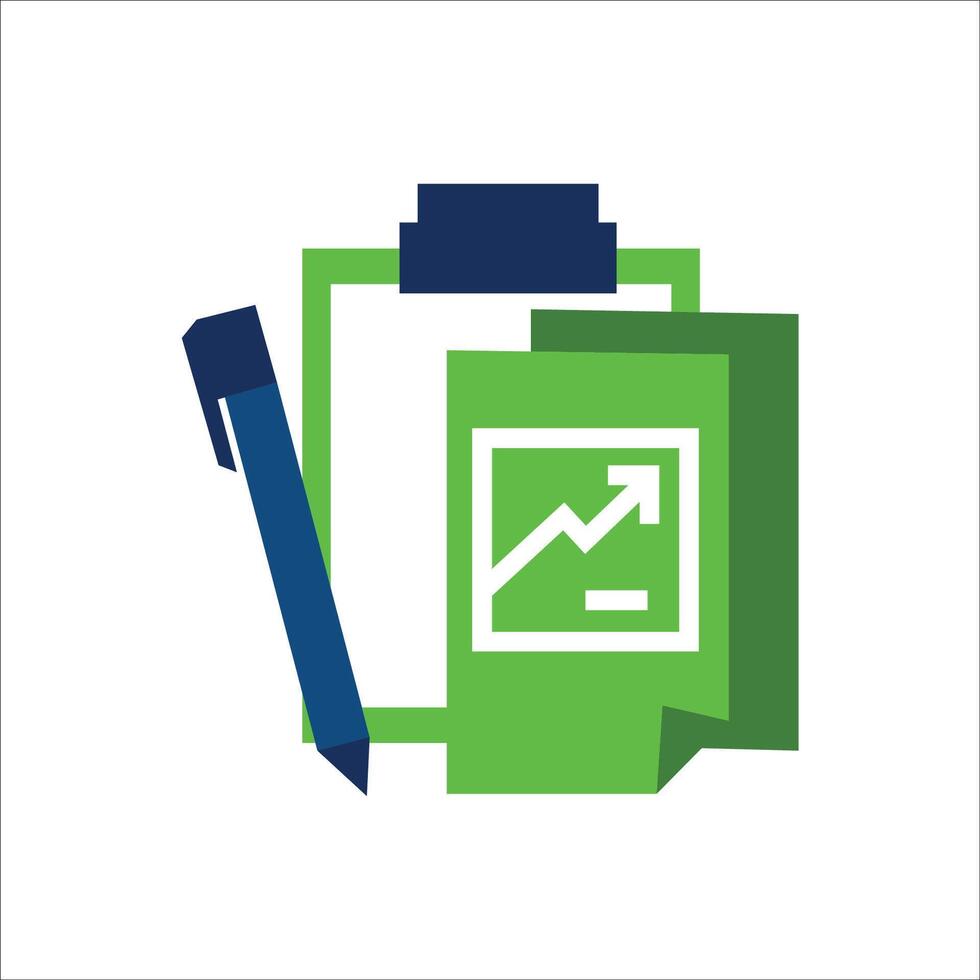 Finance Data Report vector