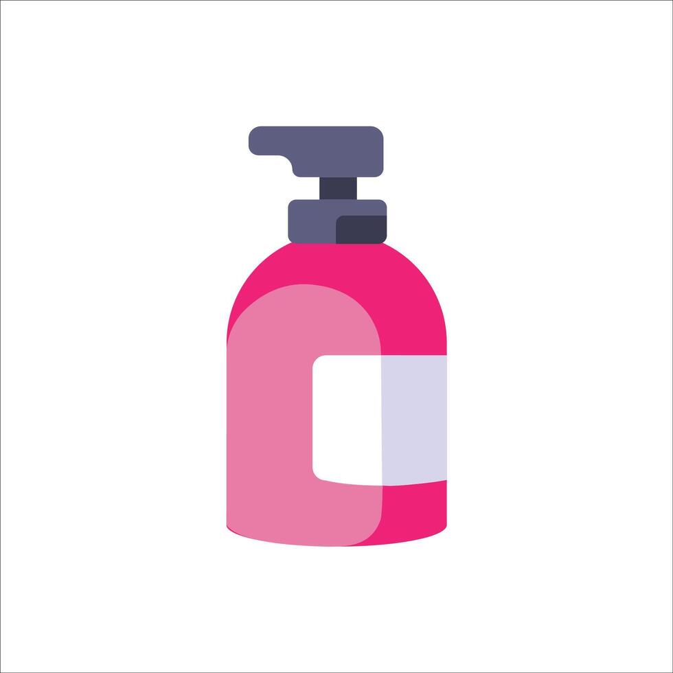 Modern Shampoo Pump Bottle vector