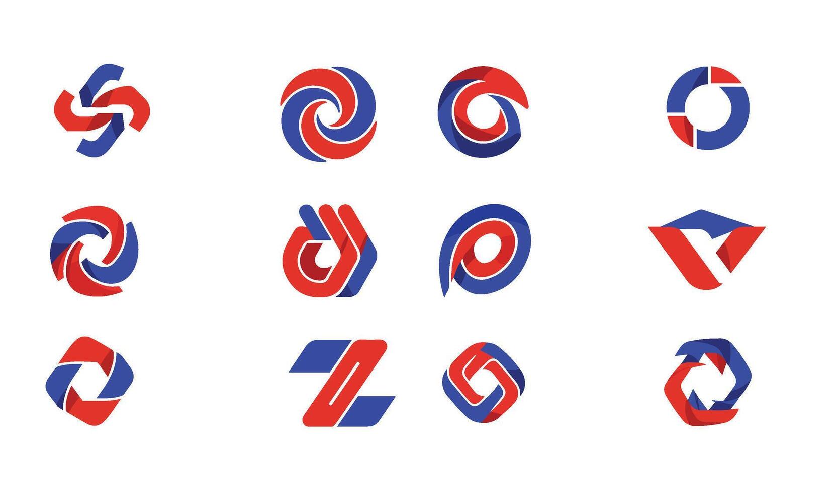 3D Effect Logo Design for Corporate Identity and Professional Branding vector