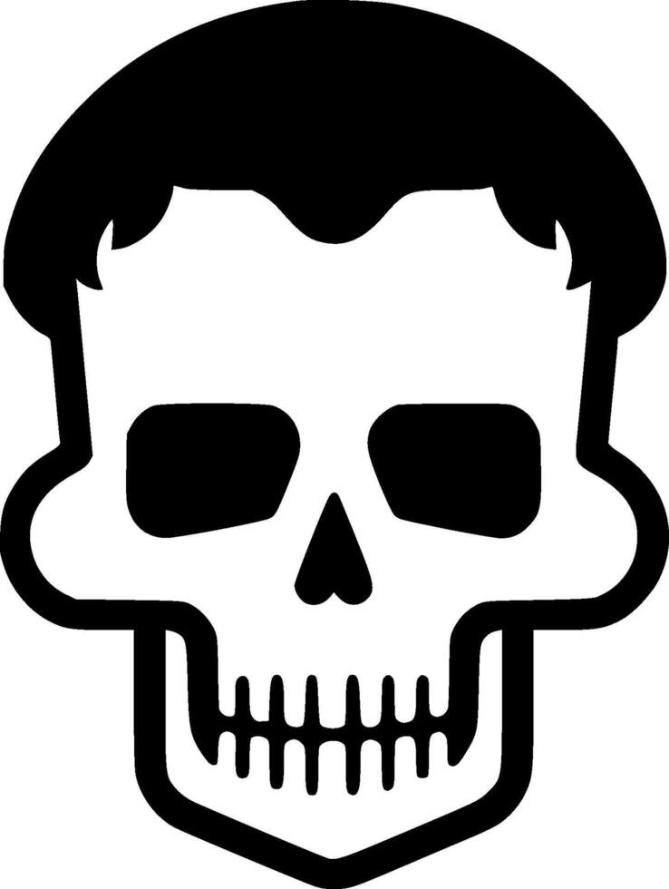 Premium Skull Logo Design - High-Quality Graphic for T-Shirts, Mugs, and Apparel - Perfect for Unique and Eye-Catching Merchandise vector