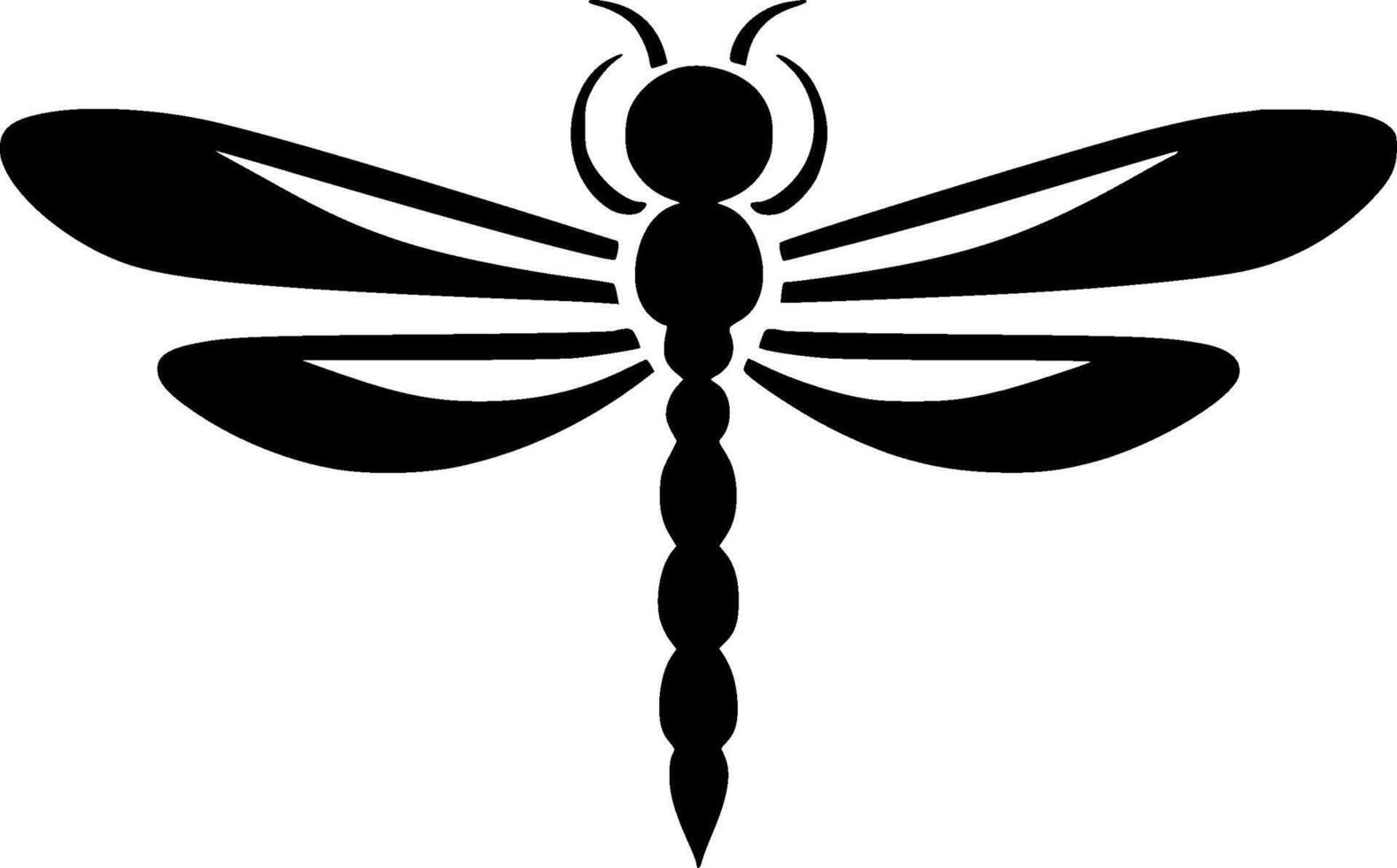 Premium Dragonfly Logo Design - High-Quality Illustration Perfect for T-Shirts, Mugs, and Custom Merchandise - Eye-Catching Graphic for Nature Lovers and Art Enthusiasts vector