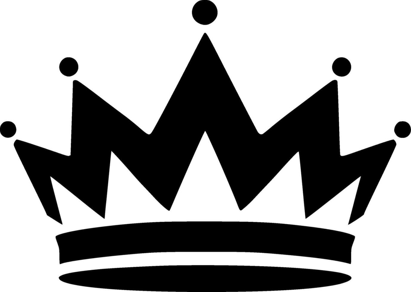 Premium Crown Logo Design - High-Quality Graphic for T-Shirts, Mugs, and Merchandise - Perfect for Custom Apparel and Gifts vector
