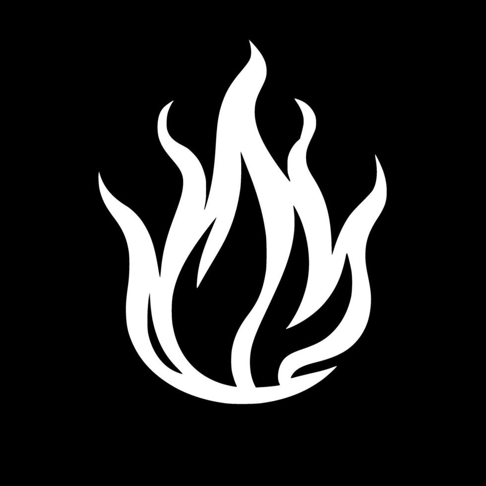 Premium Fire Logo Design - High-Quality Graphic for T-Shirts, Mugs, and Merchandise - Perfect for Bold Branding and Eye-Catching Apparel vector