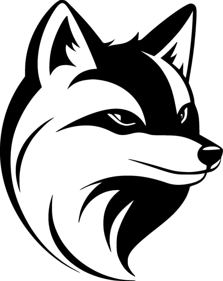 Quality Fox Design T-Shirt or Mug - Stylish and Unique Wildlife Art for Nature Lovers - Perfect Gift for Animal Enthusiasts and Fox Lovers Black and White illustration vector