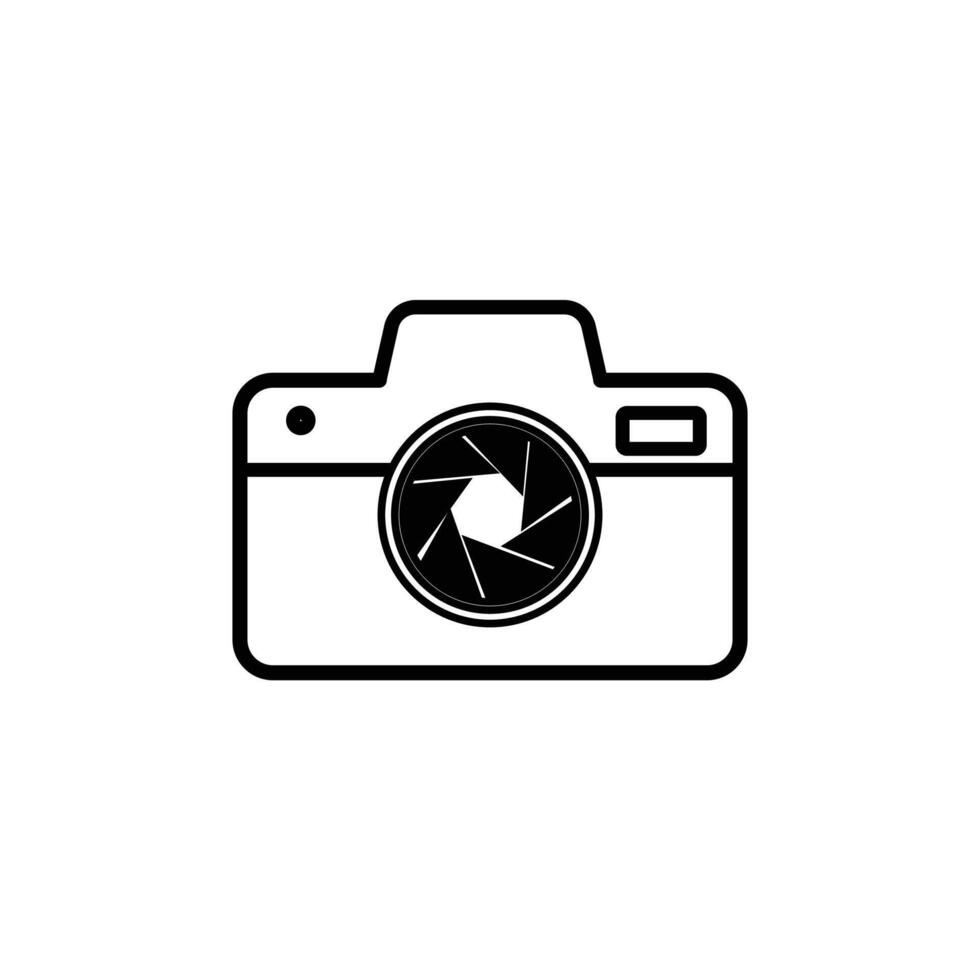 Camera icon illustration. photo camera sign and symbol. photography icon. vector