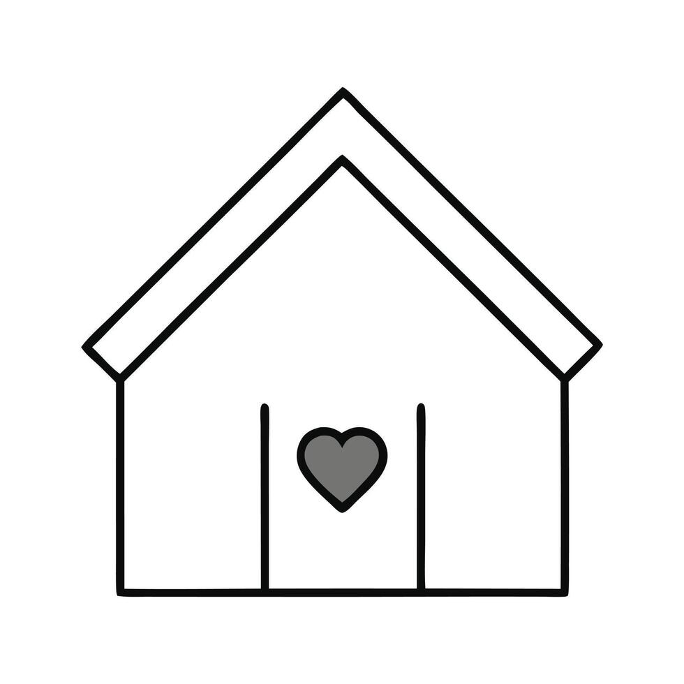 Profit design inside the house illustration. vector