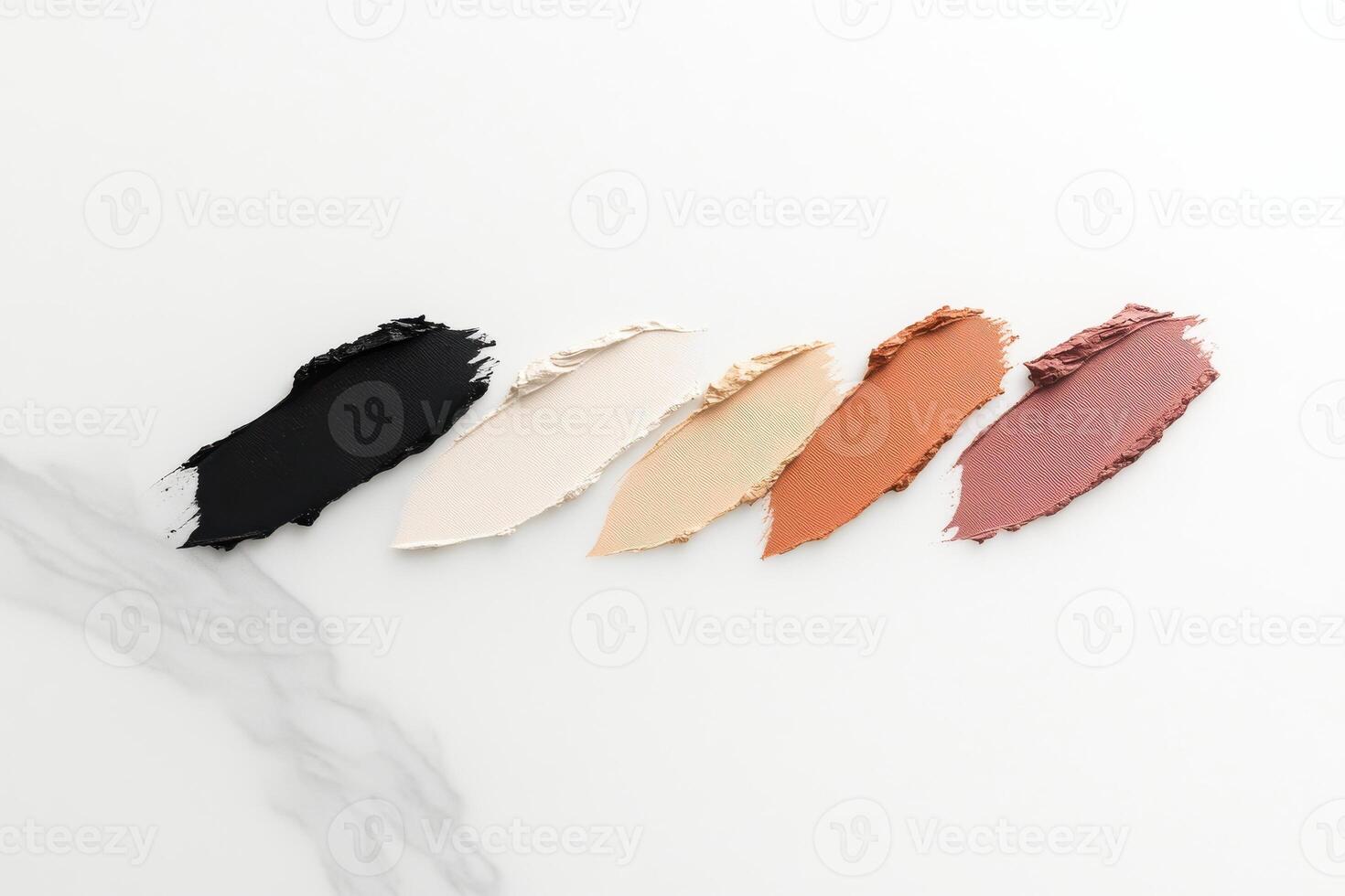 Discovering the Art of Lipstick Swatches on a Clean Modern Surface photo