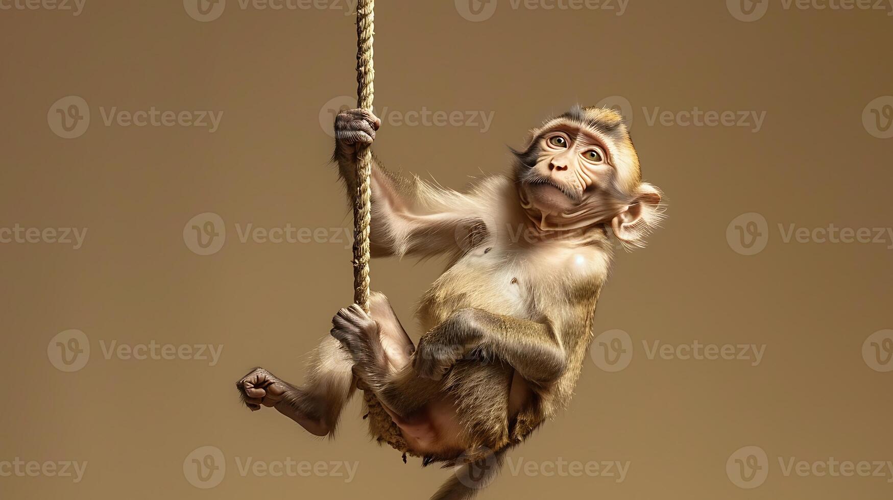 Monkey on a rope by jason kim photo