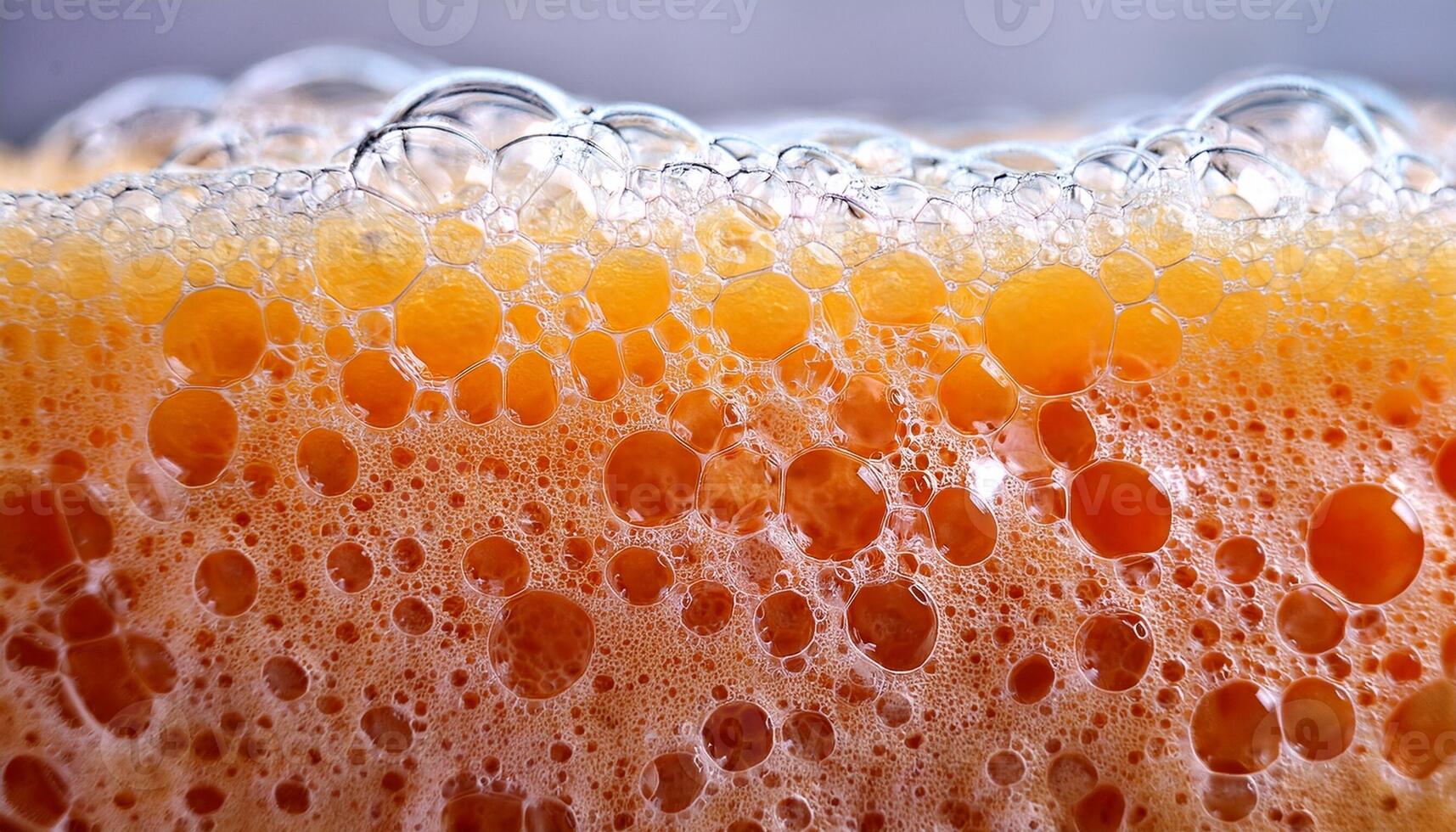 Bubbles Rise in Golden Liquid Capturing the Essence of Freshness and Effervescence photo