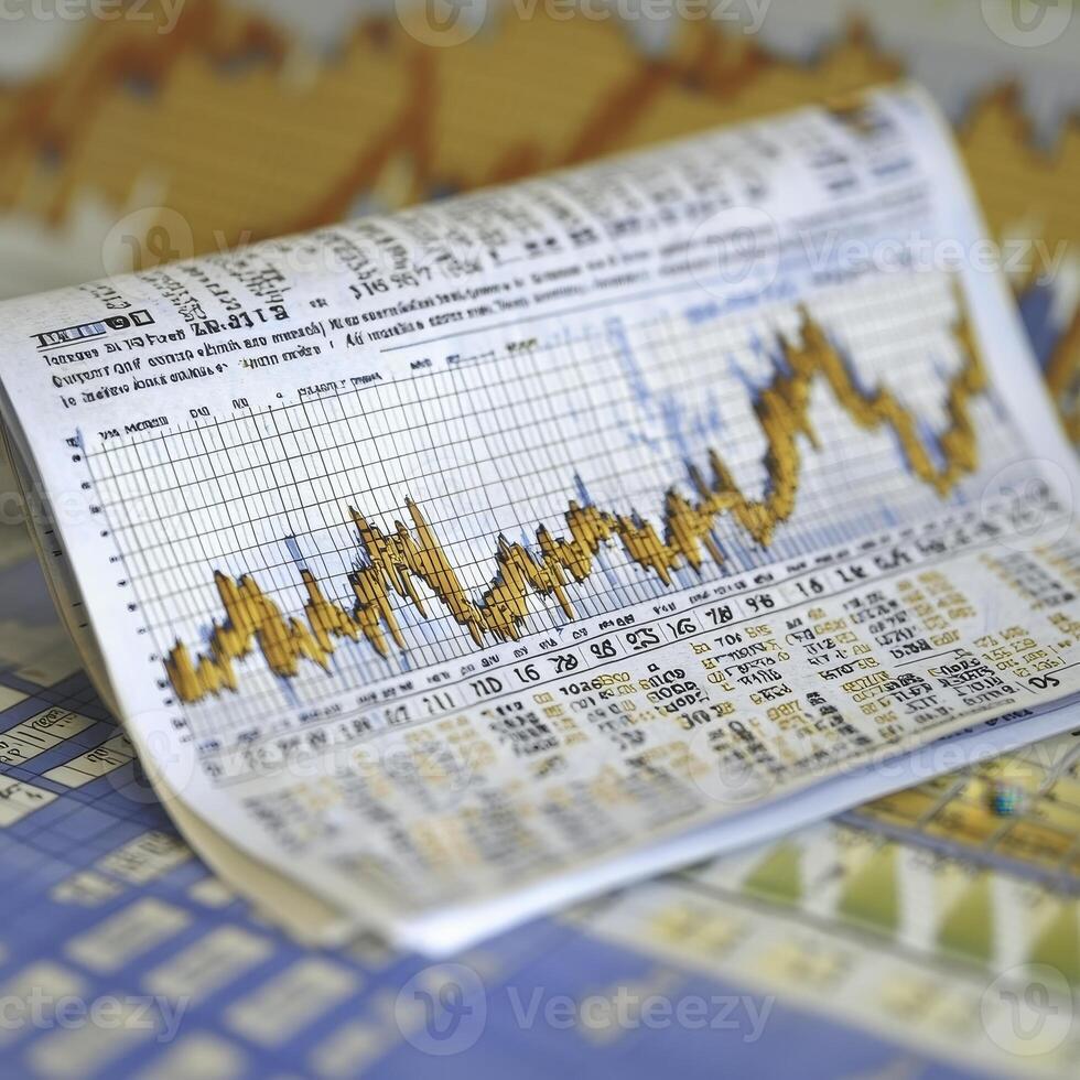 Analyzing Financial Trends A Detailed Look at Stock Market Charts and Investment Strategies for Portfolio Growth, Risk Management, and Economic Forecasting, highlighting Data Analysis Tools photo