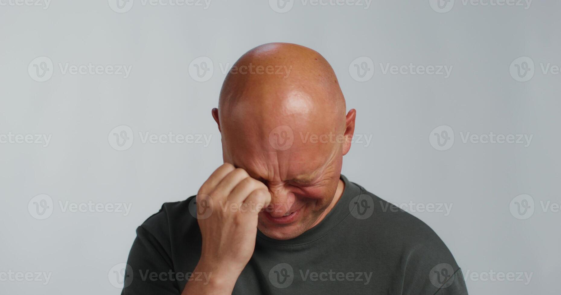 The man laughs photo