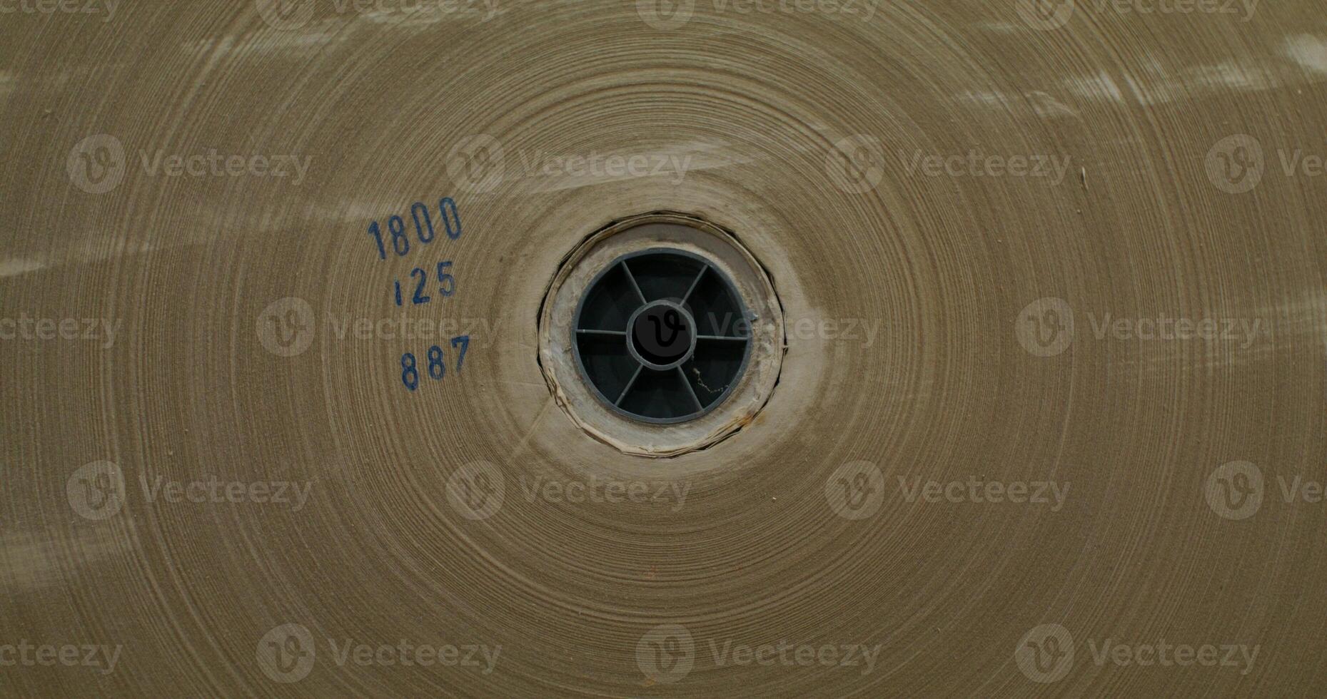 A roll of paper photo