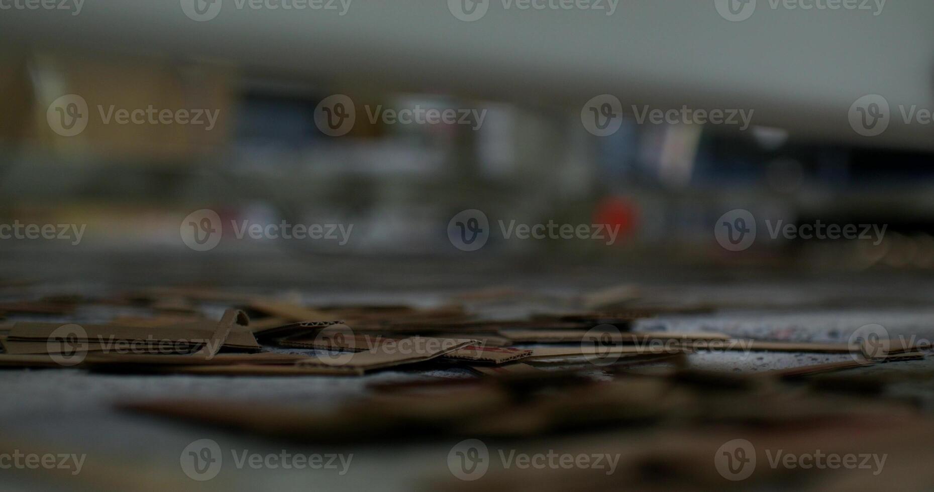 A close up of a machine that is making wooden pieces photo