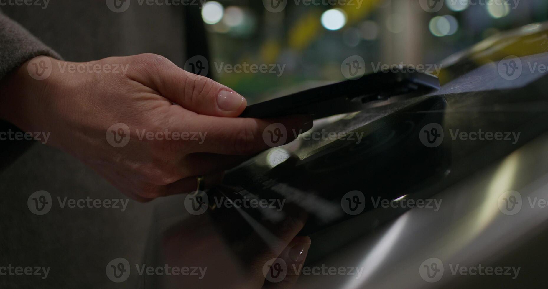 A person using a cell phone photo