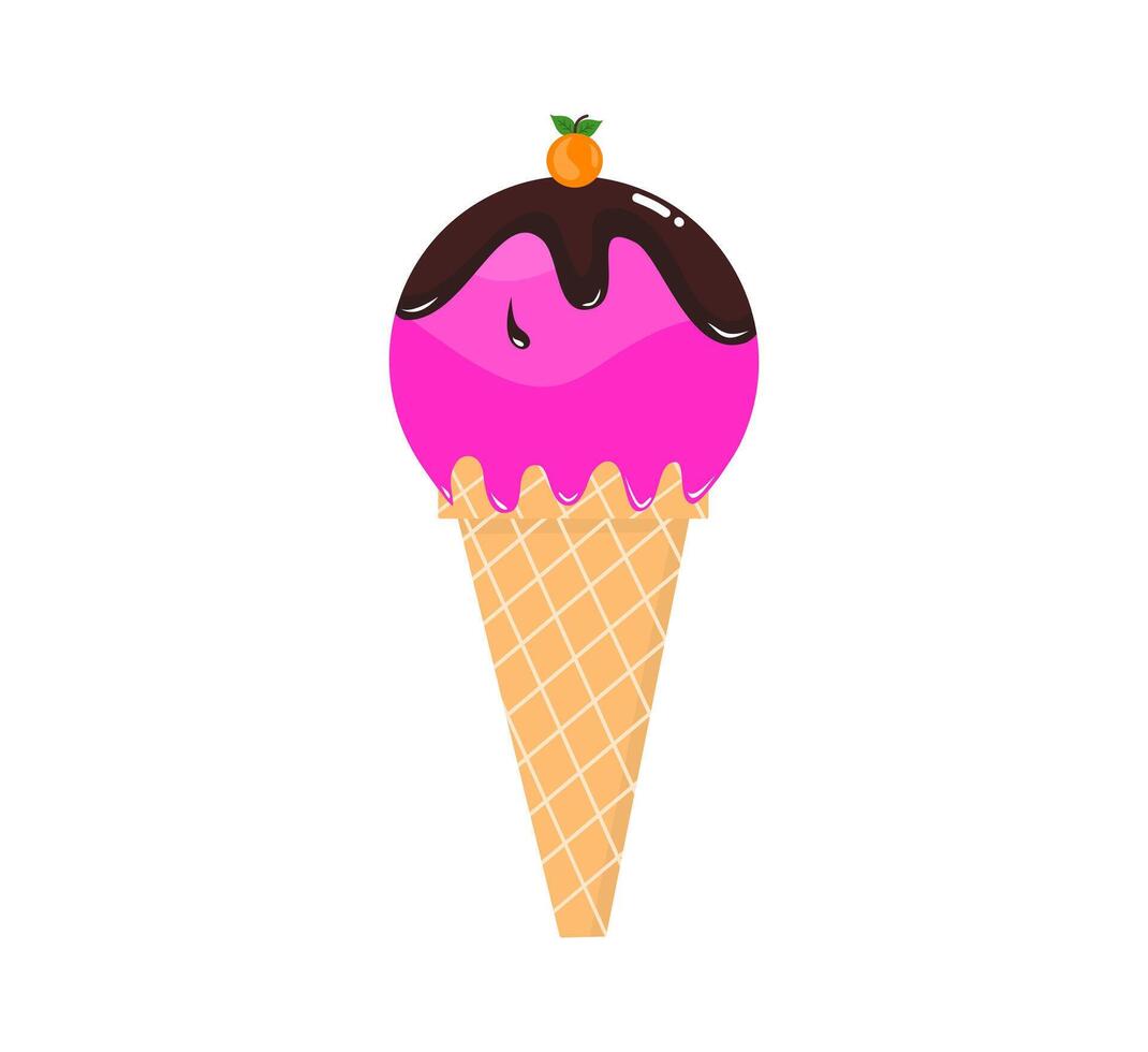 Yummy Ice Cream Art vector