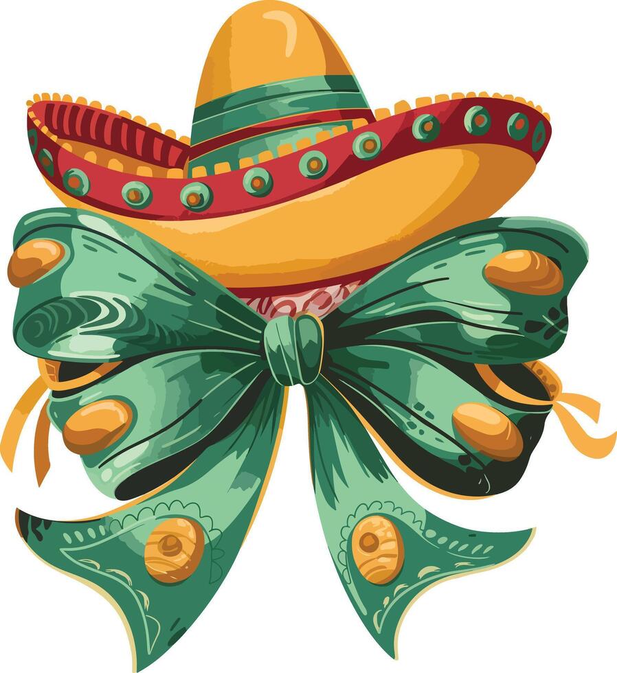 Cinco De Mayo Bow vector