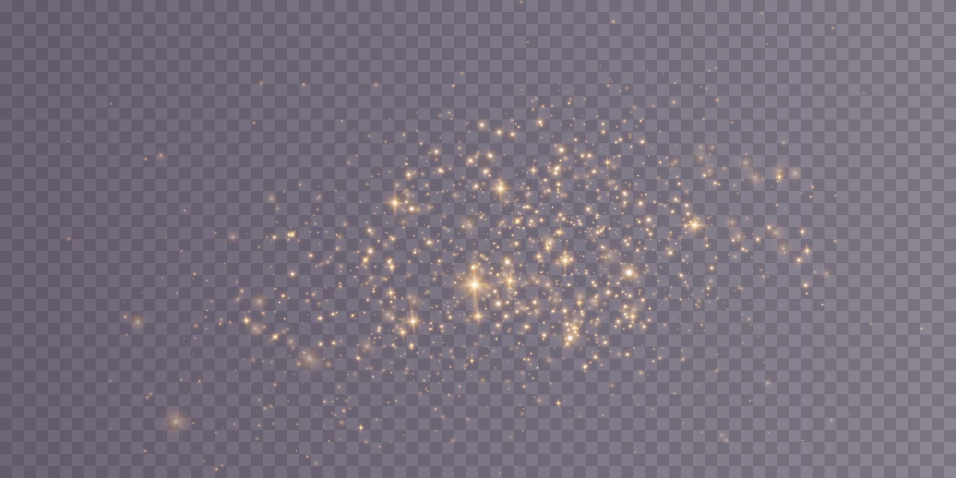 These beautiful golden sparkles are absolutely perfect for enhancing digital designs and festive themes elegantly vector