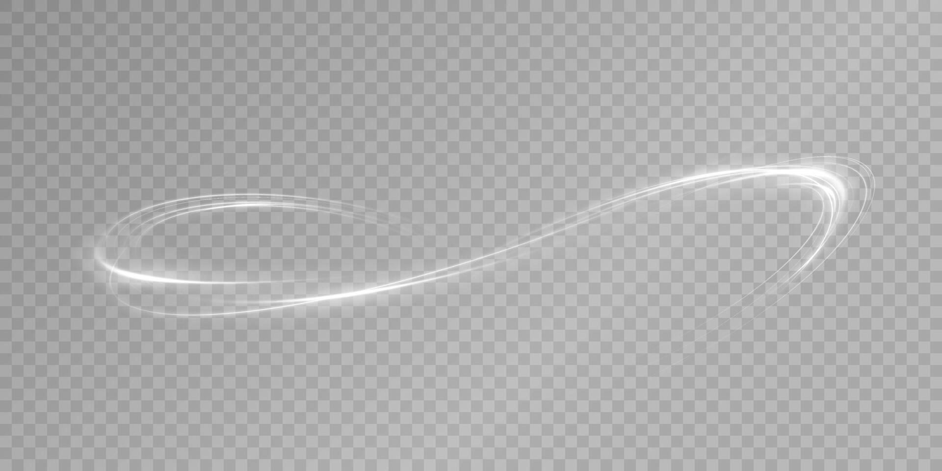 A smooth, elegantly flowing light curve that is ideal for both digital design and various artistic projects vector