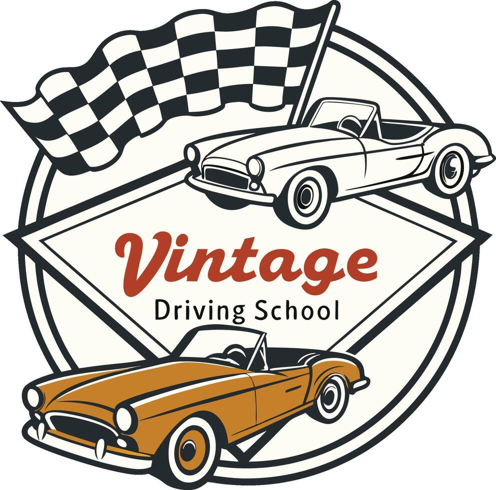 Car driving, steering wheel template. vector
