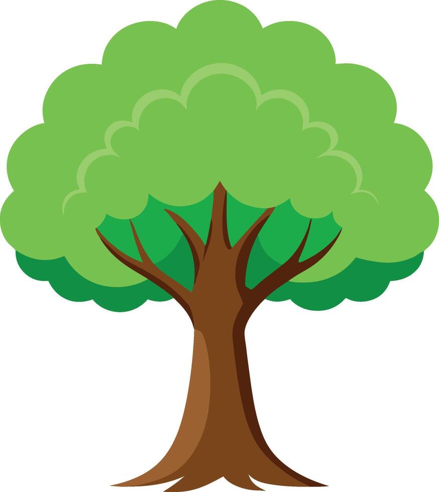 Cute and Playful Tree Vectors Art, High-Quality Stock Illustration
