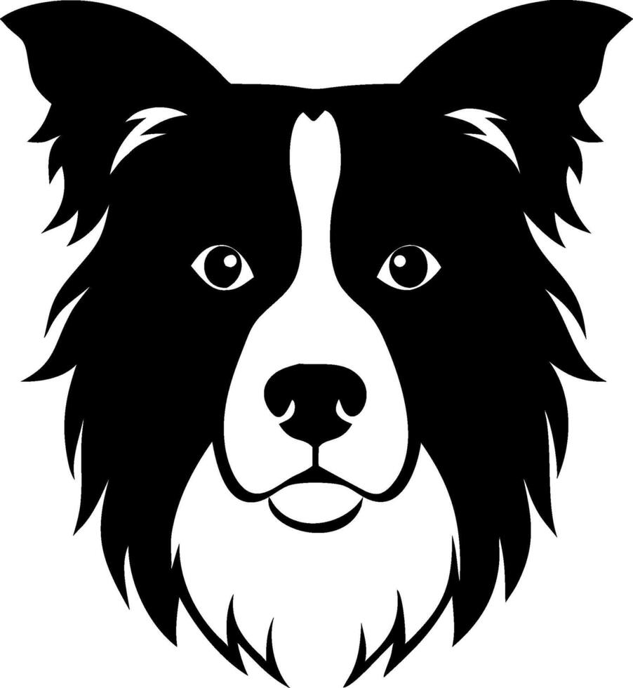 Dog Head Silhouette Vectors Illustration for Logos Branding