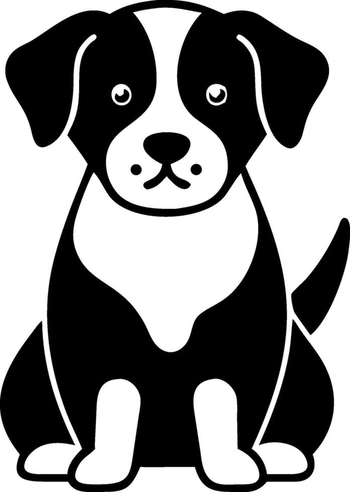 Classic Boston Bull Terrier Ink Drawing for Dog Lovers vector
