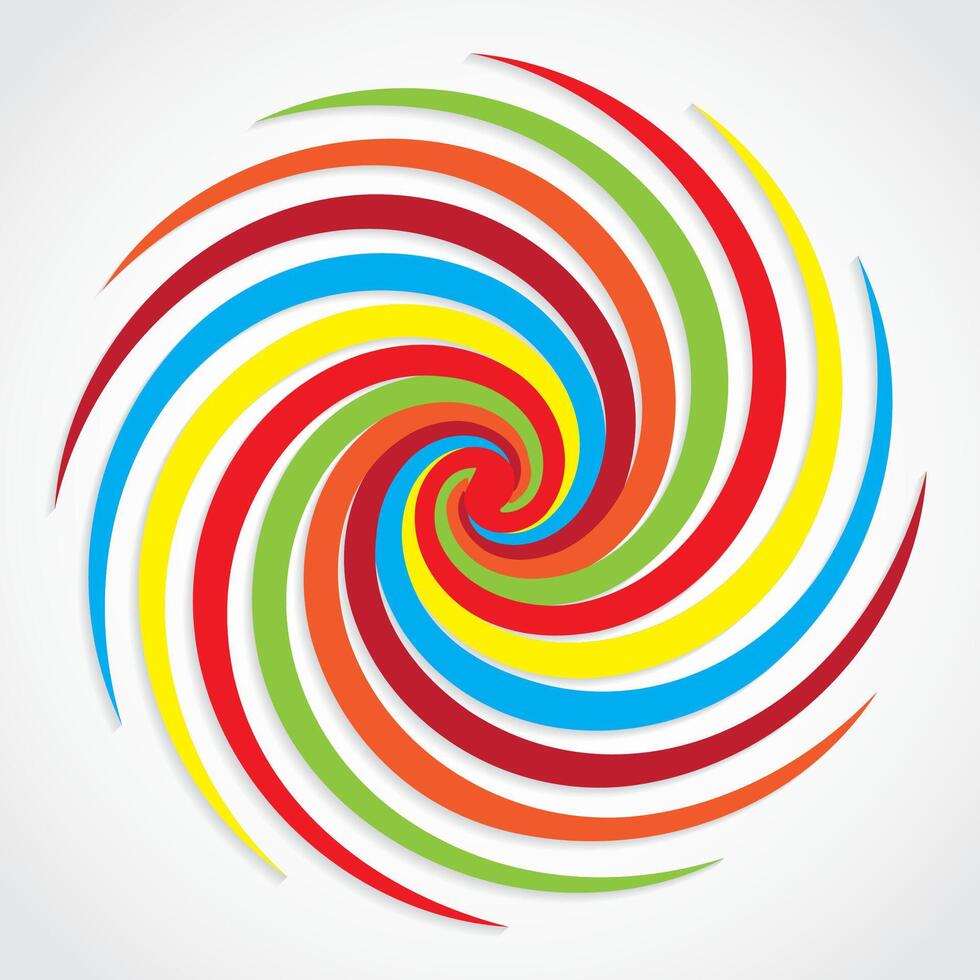 color twister design element vector