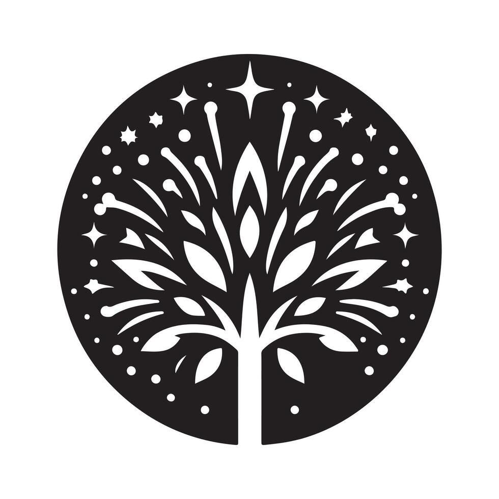 Firework Silhouette for Business Branding vector