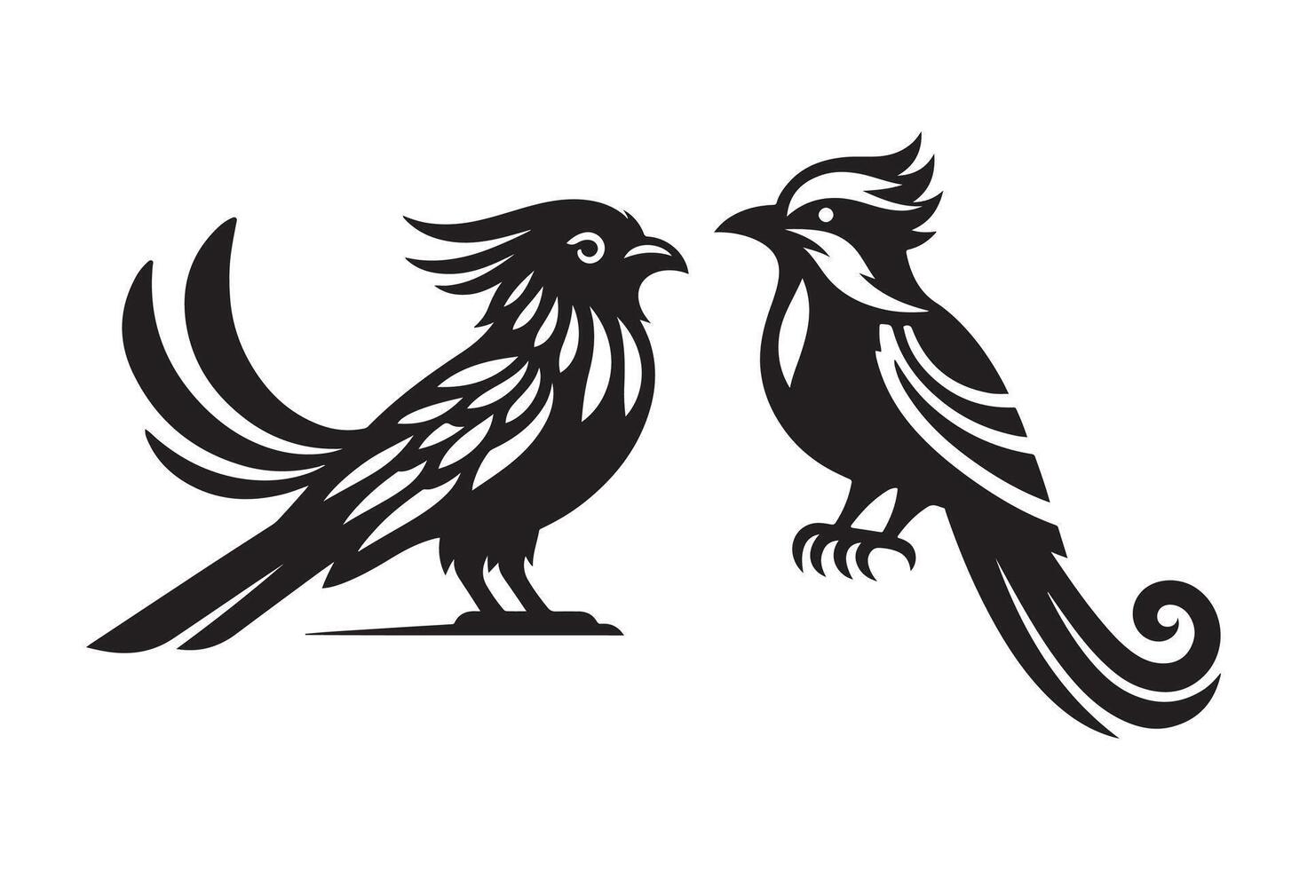 Professional Quetzal Silhouette for Logos vector