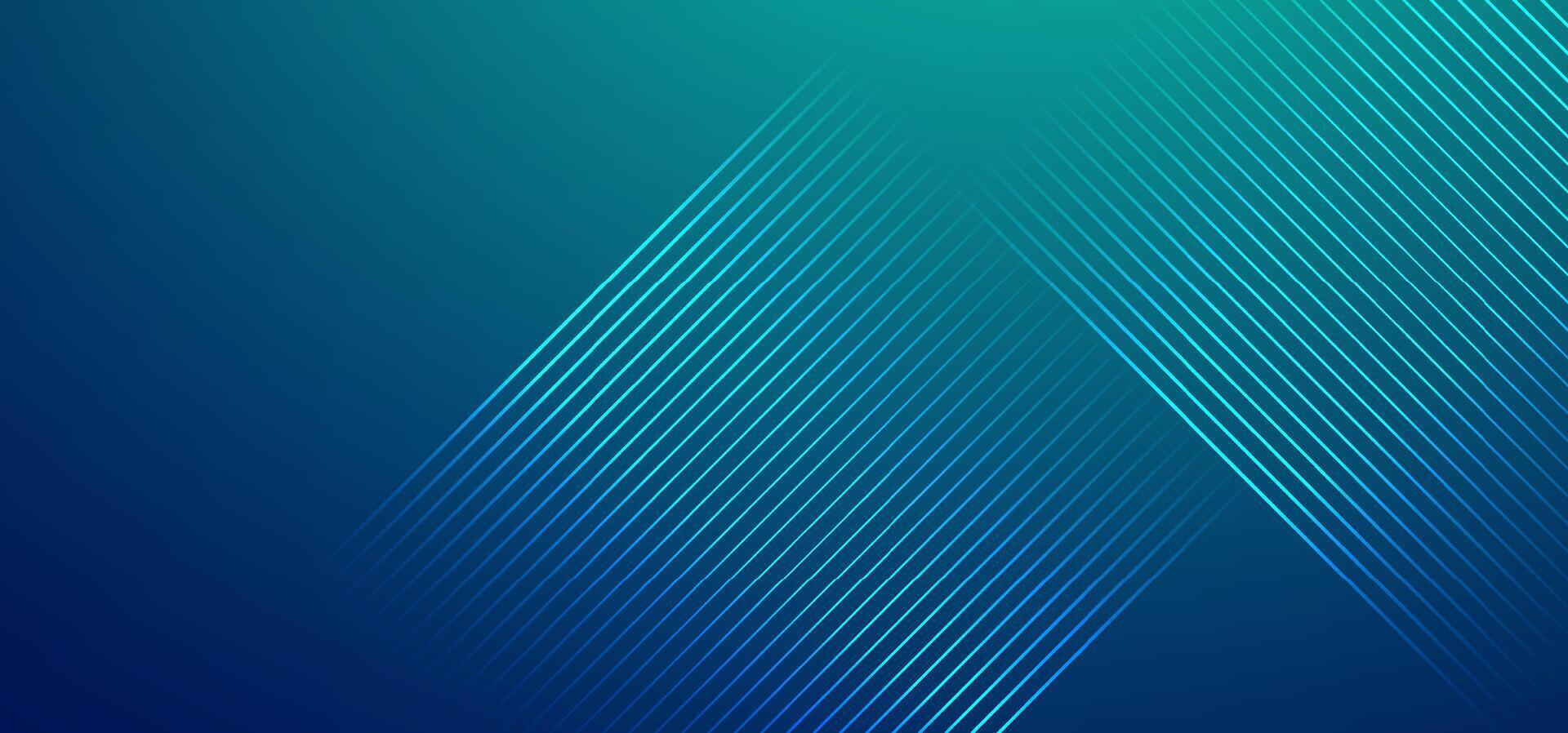 Minimal abstract background with green blue curved lines flowing across a gradient surface. Suitable for technology design, presentation templates, and business visuals vector